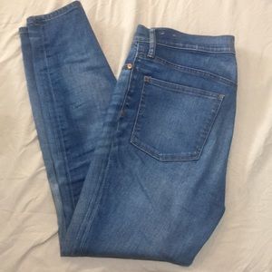 Madewell high rise skinny jeans